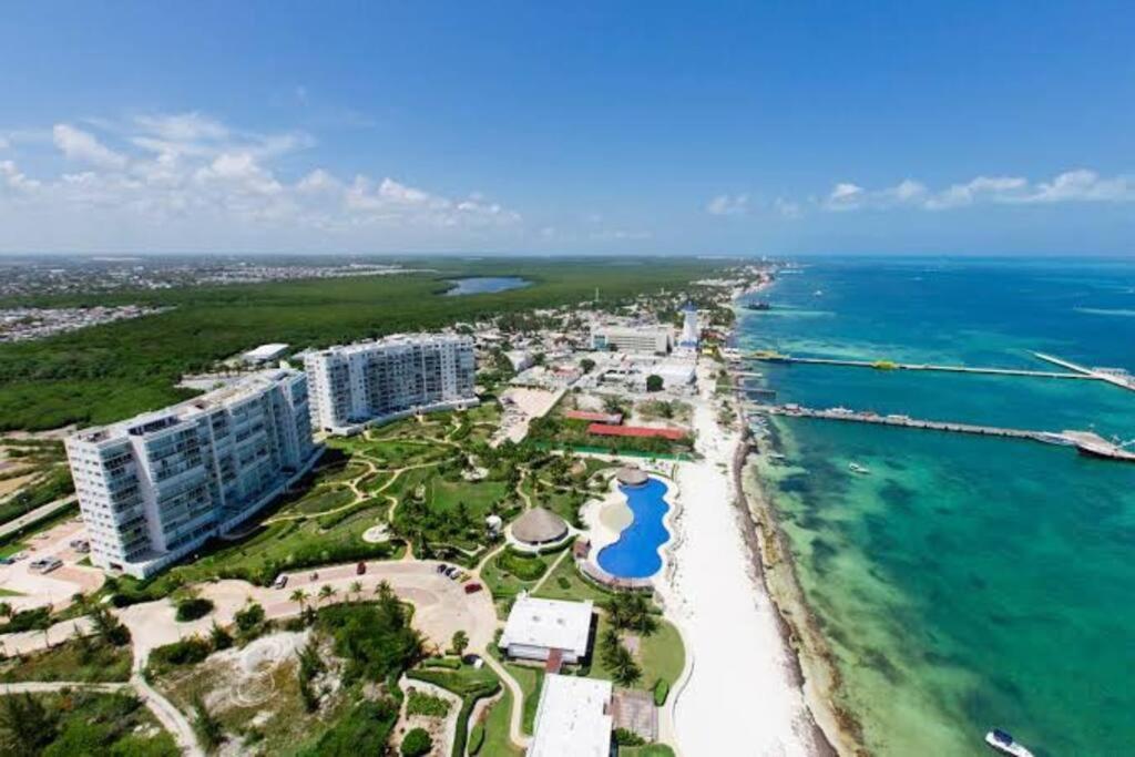 Hermoso Condo De 2 Habitaciones Frente Al Caribe Cancún Kültér fotó